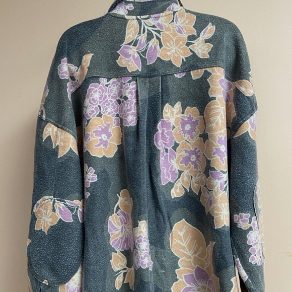 Free People Ruby Jacket in Carbon Combo sz large NWT - Picture 5 of 8